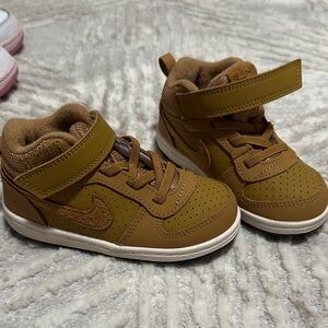 Nike Kids Tan High-Top Boots